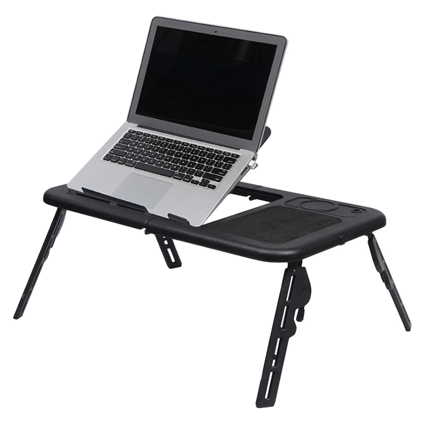 Foldable Laptop Table with Cooling Fan β Portable Bed & Study Desk