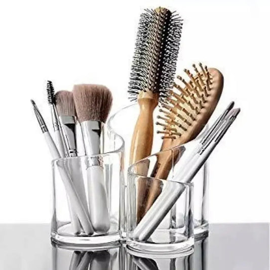 Acrylic Makeup & Lipstick Organizer – Clear Display Stand