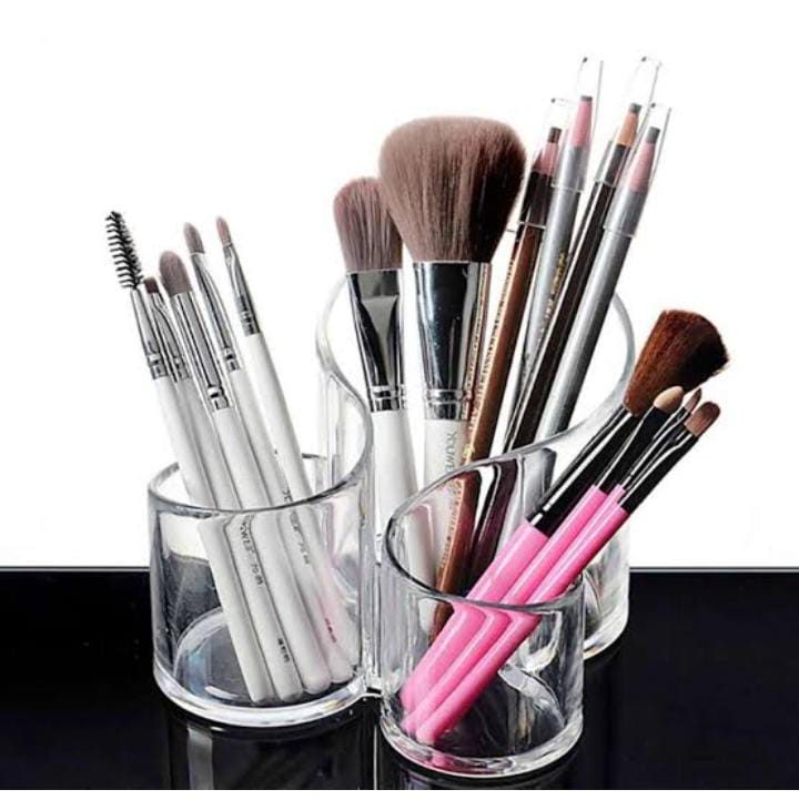 Acrylic Makeup & Lipstick Organizer – Clear Display Stand