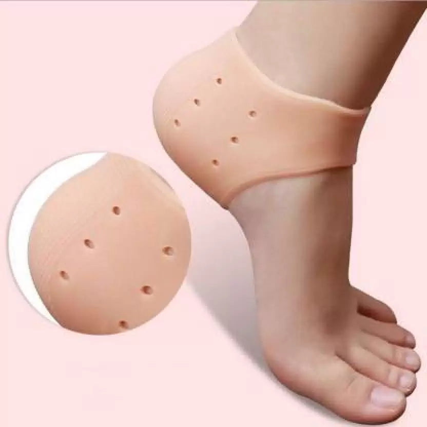 Silicone Heel Pain Relief Set – Anti-Crack Unisex Heel Cushions