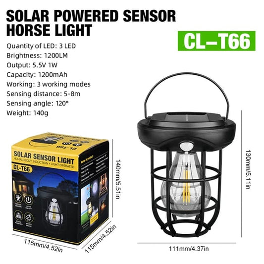 Solar LED Outdoor Wall & Camping Light
