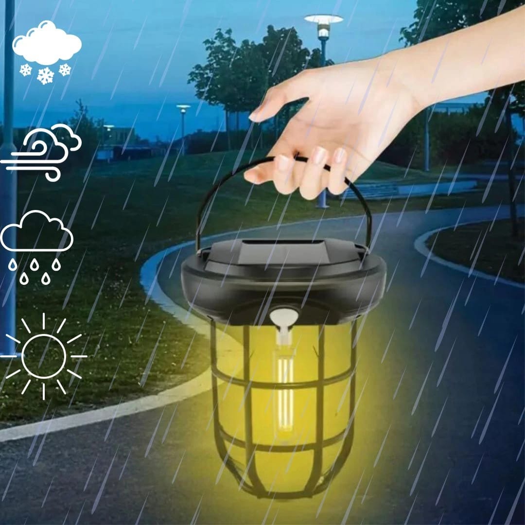 Solar LED Outdoor Wall & Camping Light