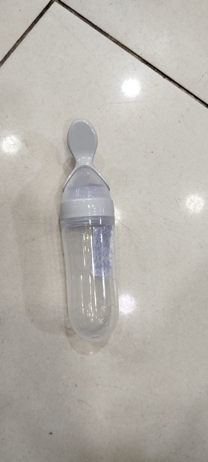Silicone Baby Spoon Feeder Bottle – Safe & Easy Squeeze Feeding