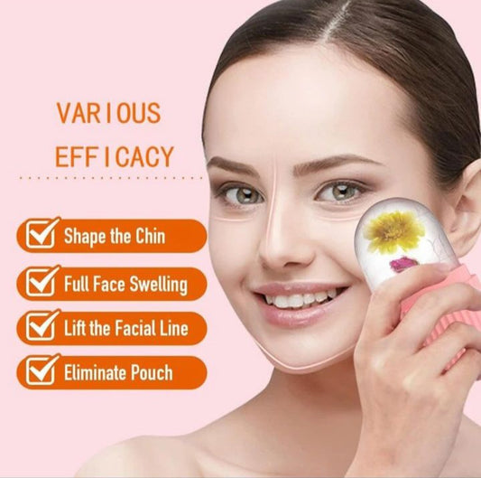 Silicone Ice Facial Roller – Cryotherapy Beauty Tool for Face, Eyes & Neck
